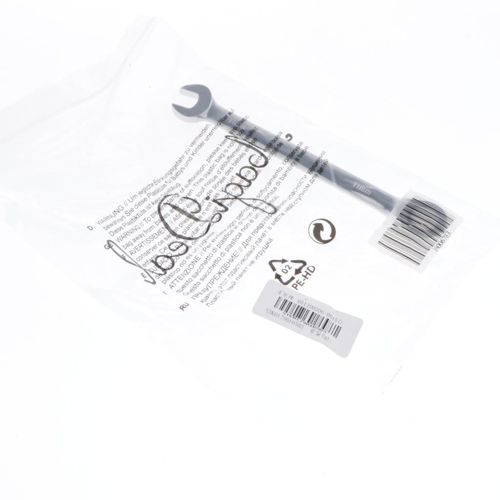 6mm-32mm Steel Metric Fixed Head Ratchet Spanner Wrench Hand Nut Tools 11mm