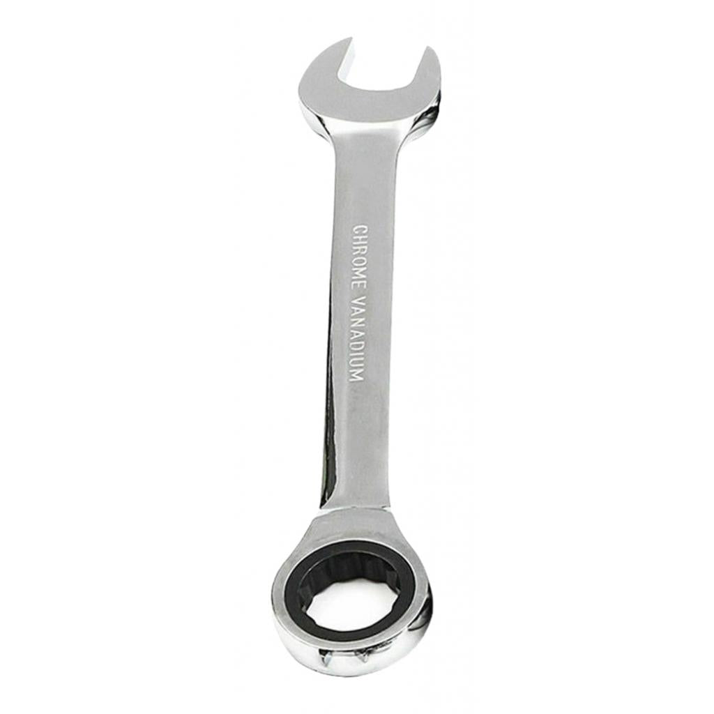 6mm-32mm Steel Metric Fixed Head Ratchet Spanner Wrench Hand Nut Tools 25mm