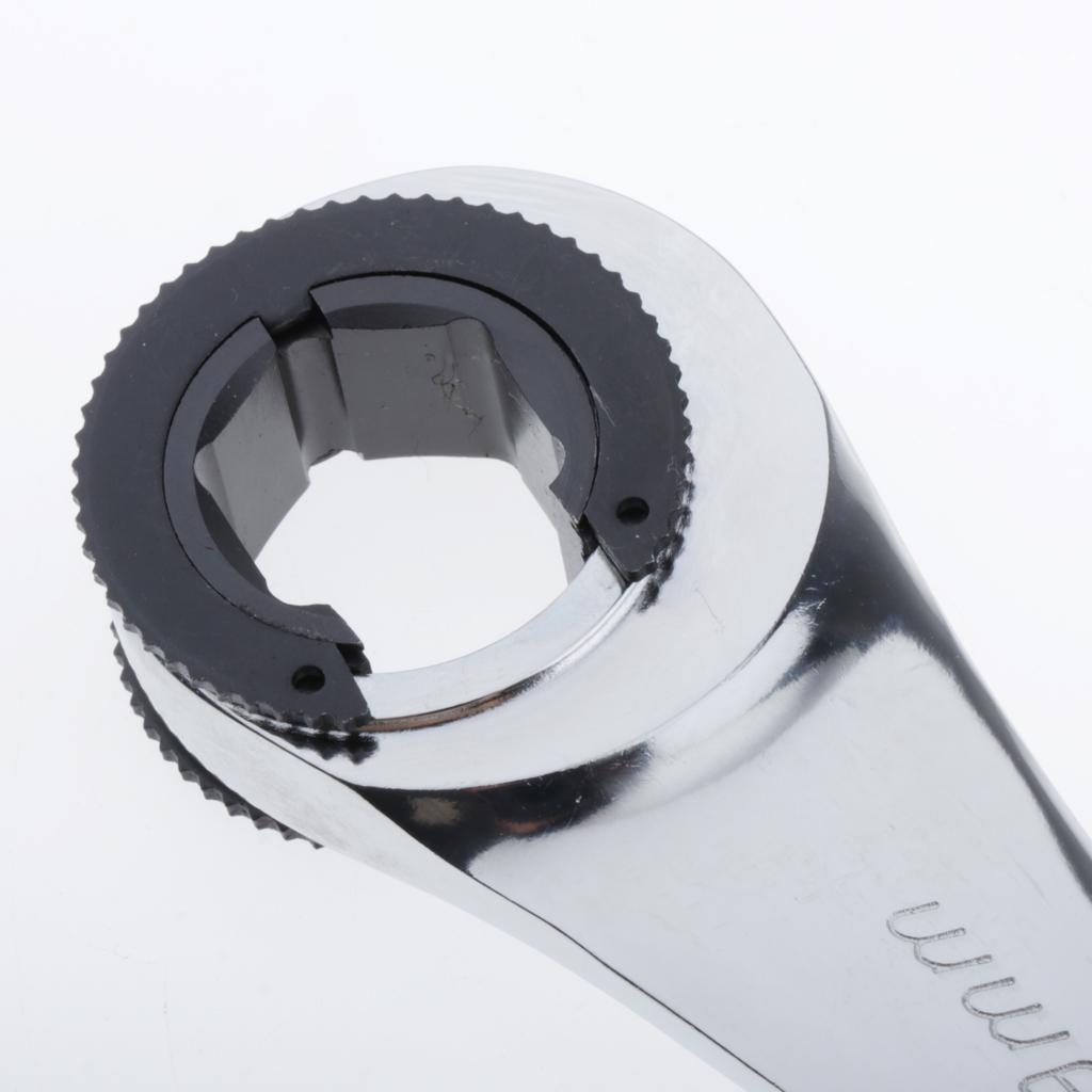 Tube Ratchet Wrench Set Skid Oil Wrench Set Hand Tools Gear Ring Wrench 19mm