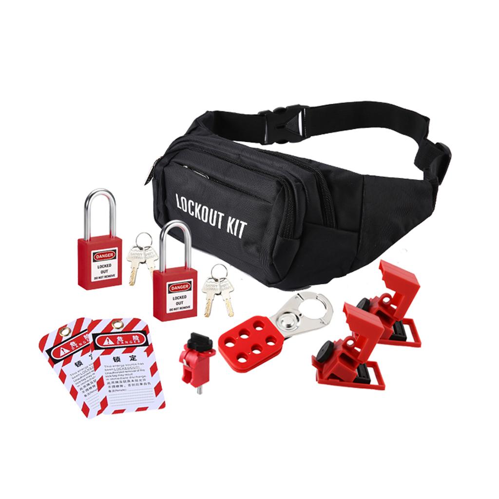 Lockout tagout kit combination bag