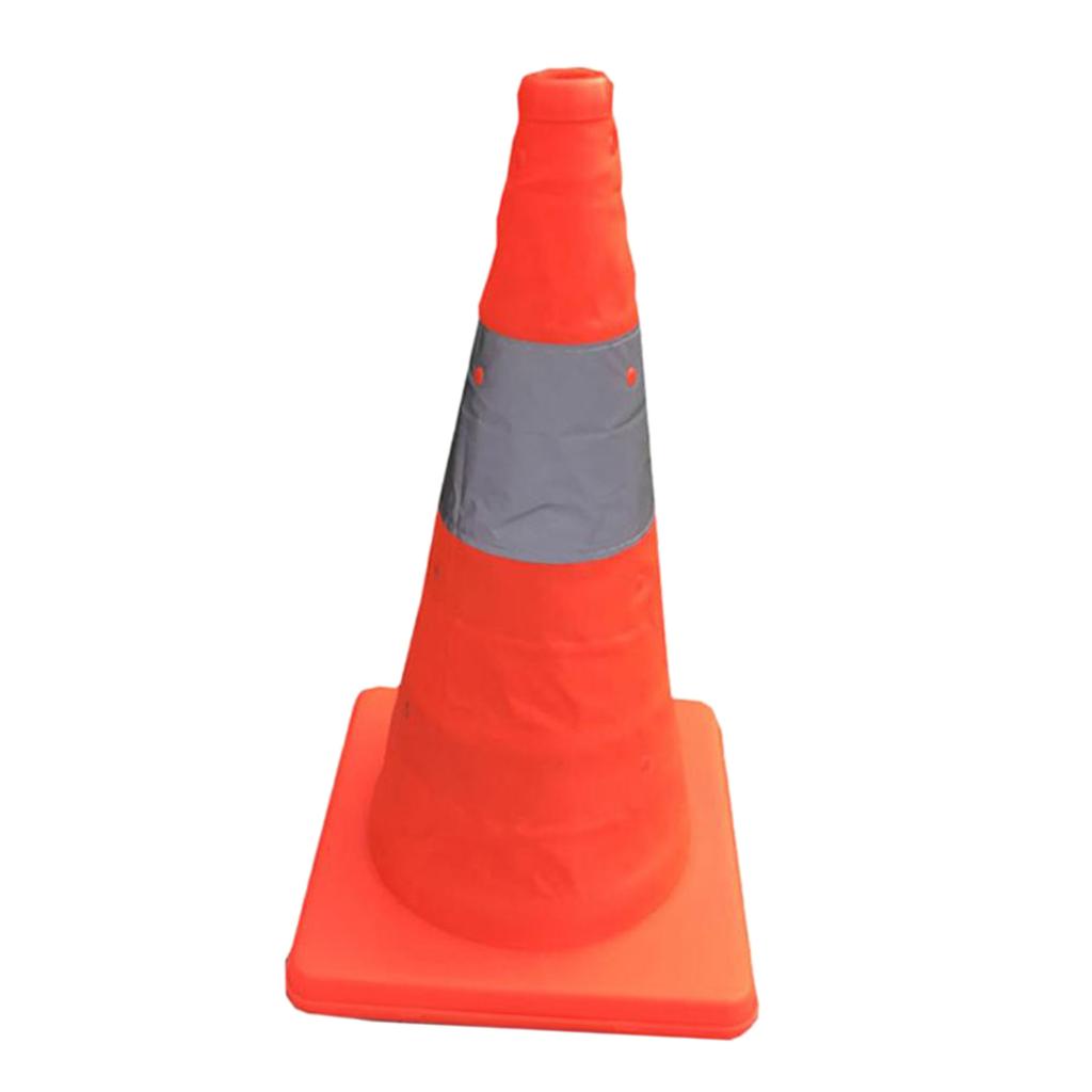 Collapsible Traffic Cones Multi Purpose Pop up Reflective Safety Cone 30cm