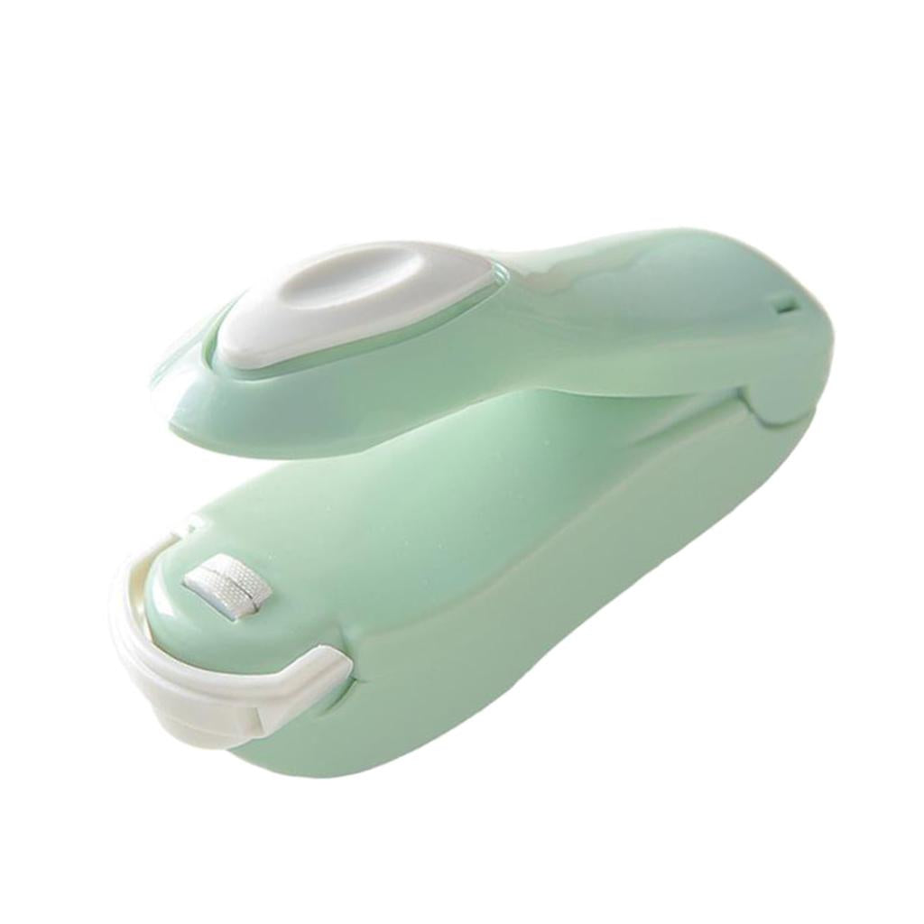 Portable Mini Sealer for Plastic Bags Preservation Hand Press Bag Sealer green