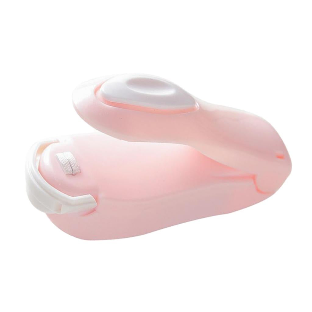 Portable Mini Sealer for Plastic Bags Preservation Hand Press Bag Sealer pink