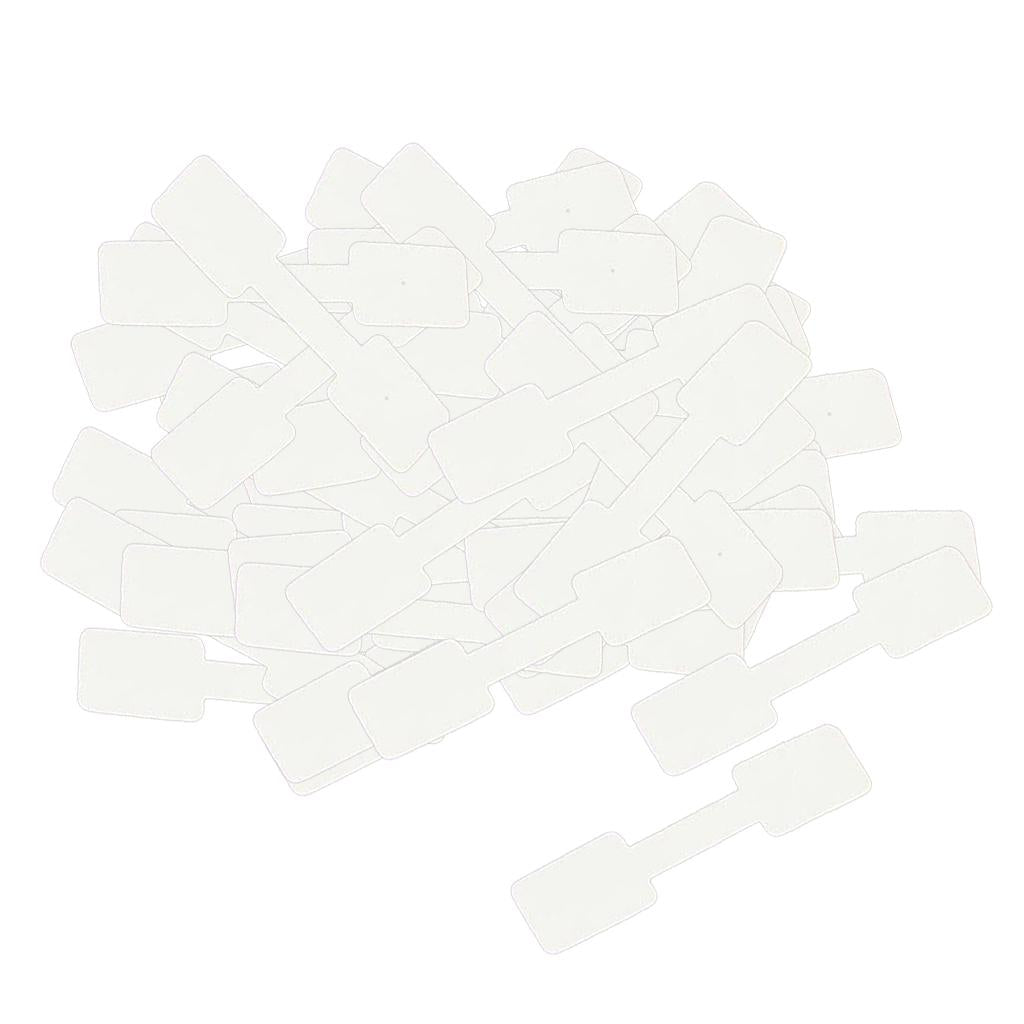 Jewellery Labels Price Tags Self Adhesive Blank Price Tag square white