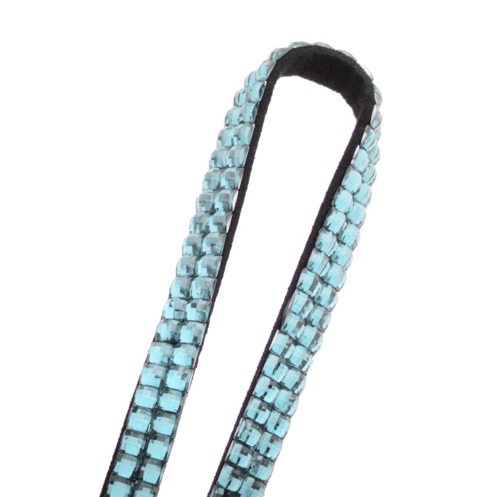Lanyard ID Badge Card Holder Strap Sparkling Phone Neck Straps Light Blue