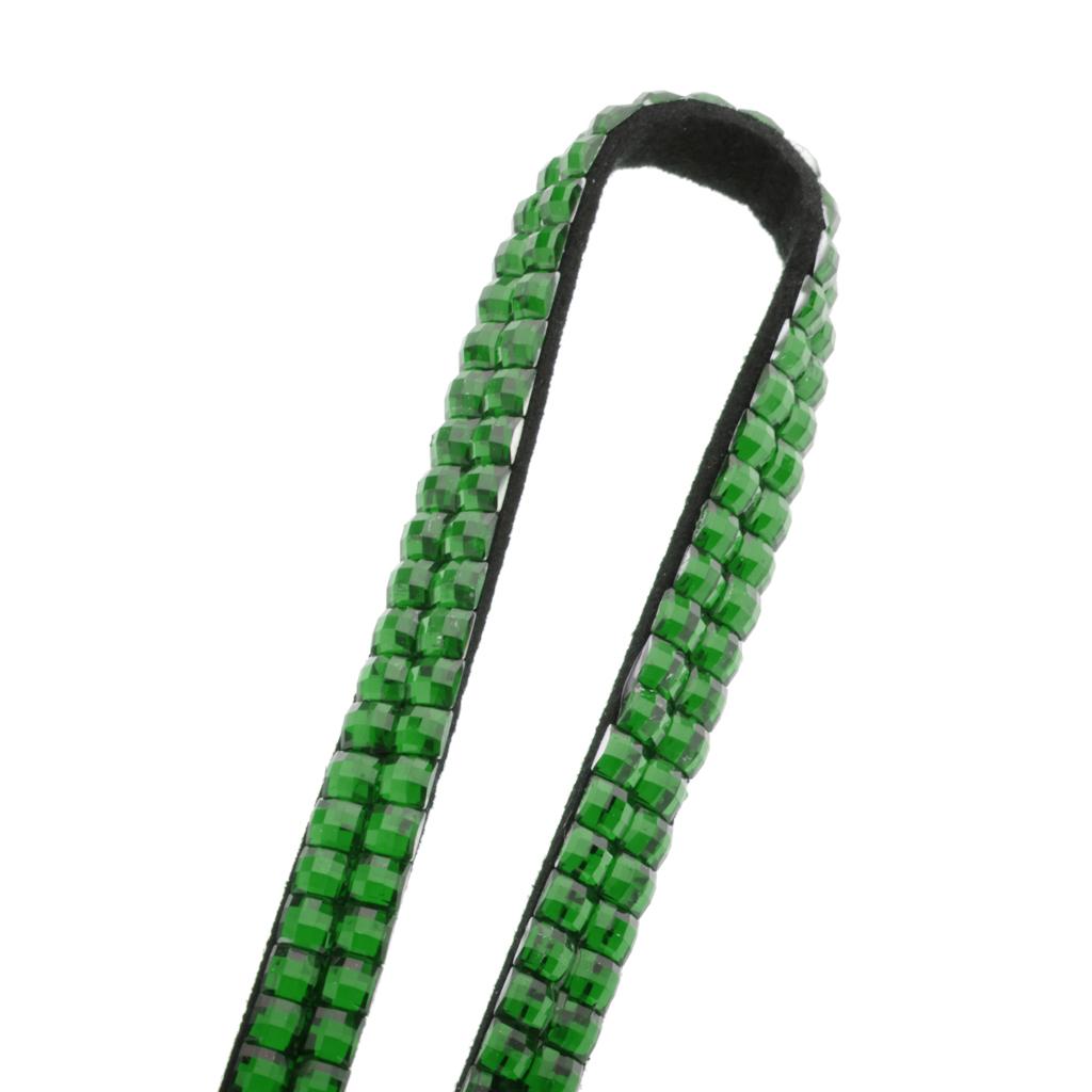 Lanyard ID Badge Card Holder Strap Sparkling Phone Neck Straps Dark Green