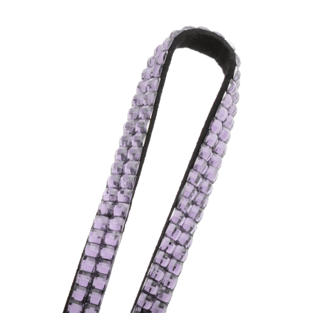 Lanyard ID Badge Card Holder Strap Sparkling Phone Neck Straps Light Purple