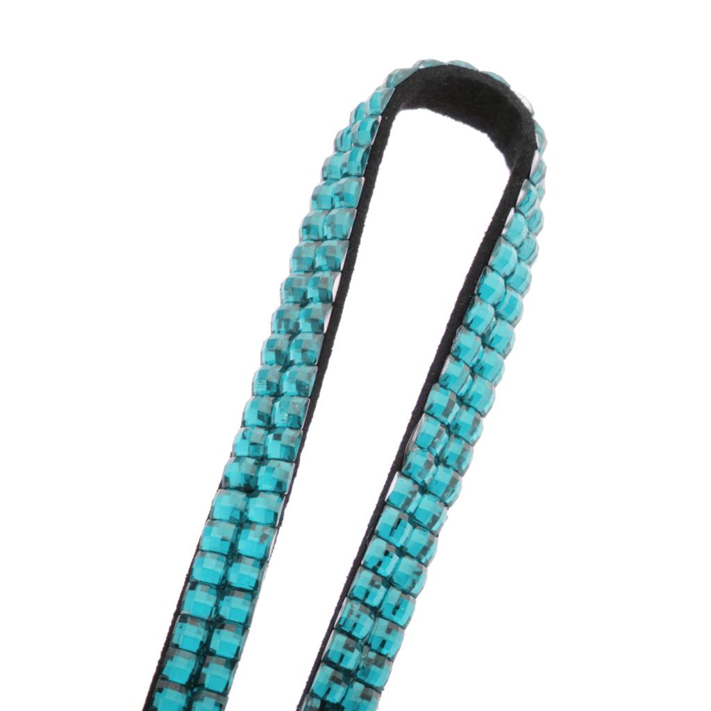 Lanyard ID Badge Card Holder Strap Sparkling Phone Neck Straps Blue