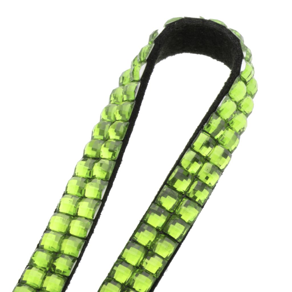 Lanyard ID Badge Card Holder Sparkling Phone Keys Neck Straps Light Green