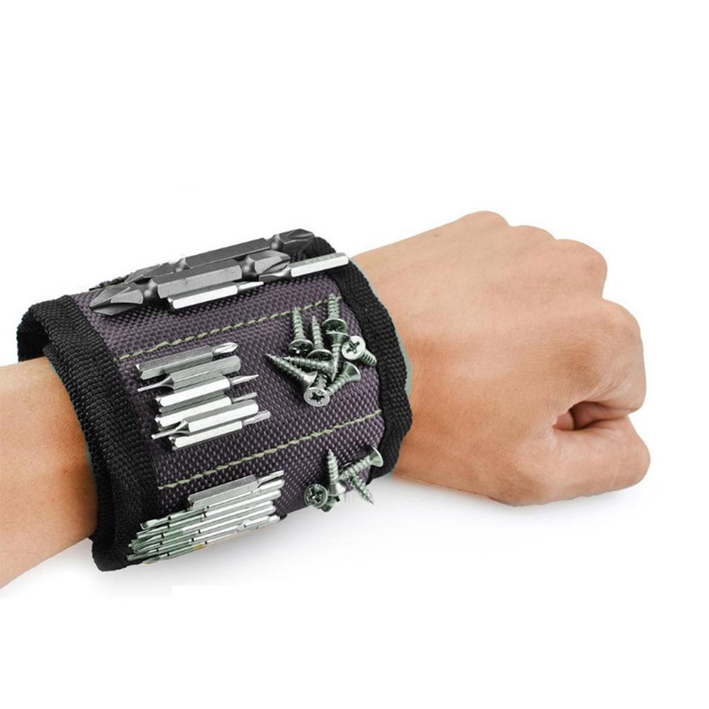Magnetic Wristband Wrist Band Belt Tool for Holding Nail Screws Tool Kit