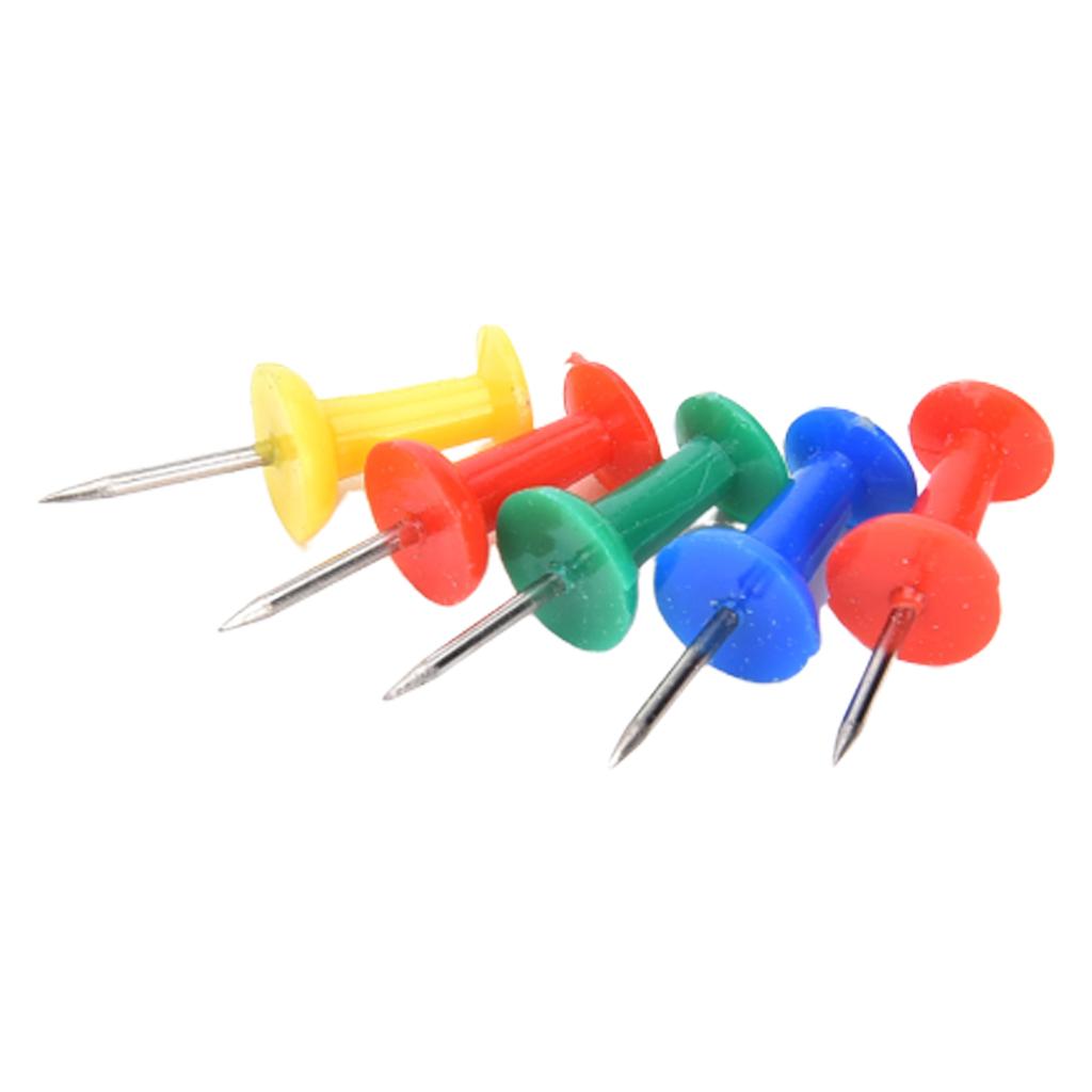 100pcs Giant Jumbo Push Pins for Craft Office & Cork Notice Boards Style3