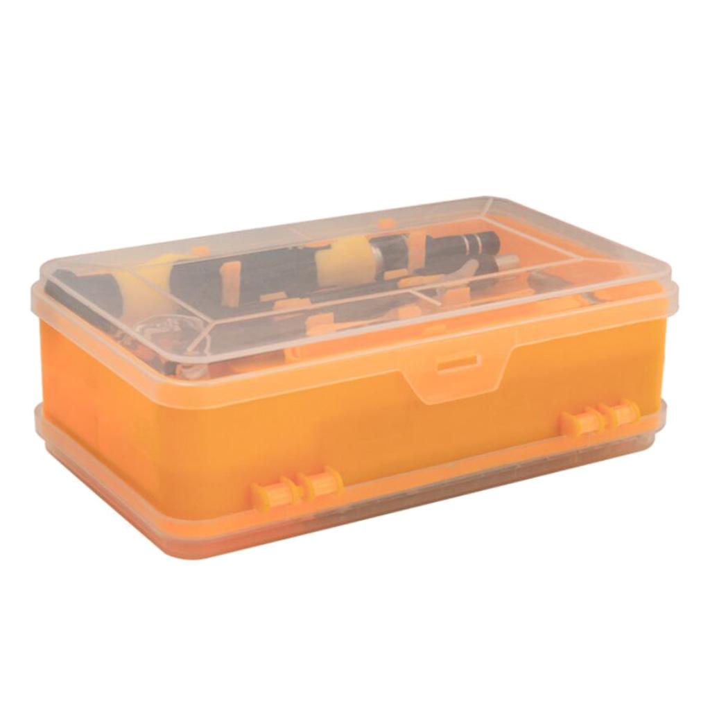 115-IN-1 Steel Screwdriver Set for Watch Repairing Tool Kit Yellow