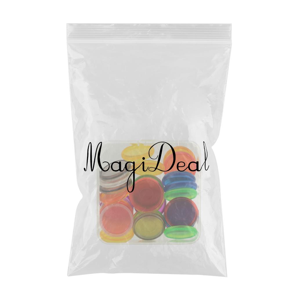 30pcs Notebook Plastic Disc Binding Mushroom Hole DIY Buckle Binding 28mm