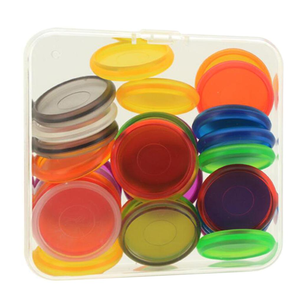 30pcs Notebook Plastic Disc Binding Mushroom Hole DIY Buckle Binding 28mm