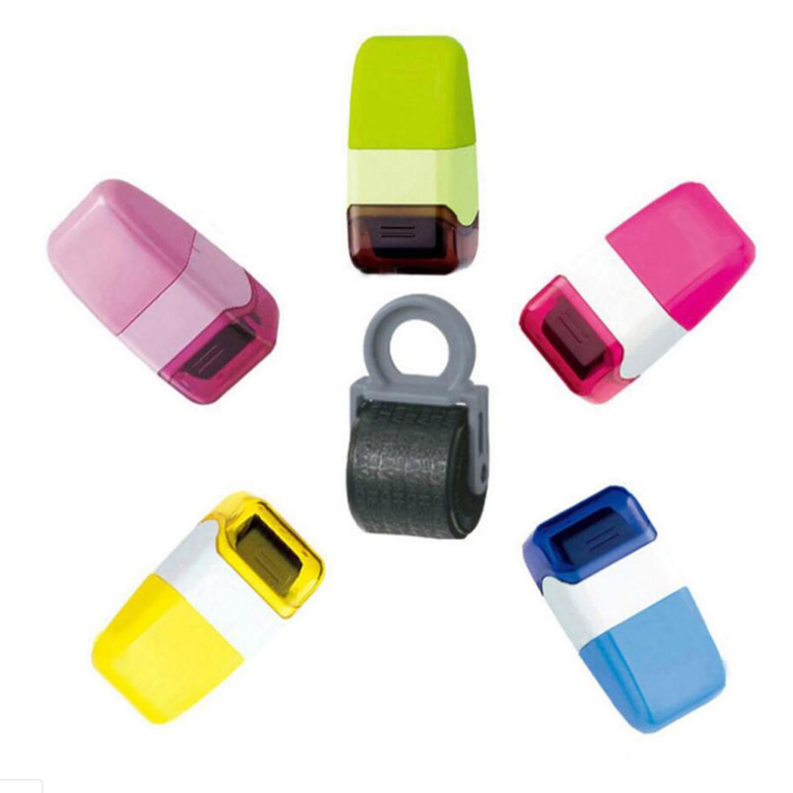 Identity Theft Protection Stamp Roller Anti Theft Guard ID Blue