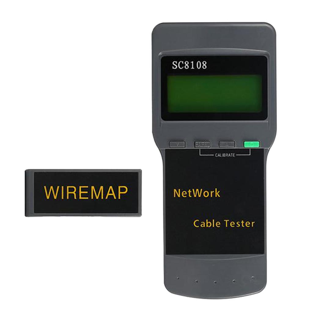 LCD Digital Network Wire Cable Tester LAN Cable Test Measurement Rangefinder