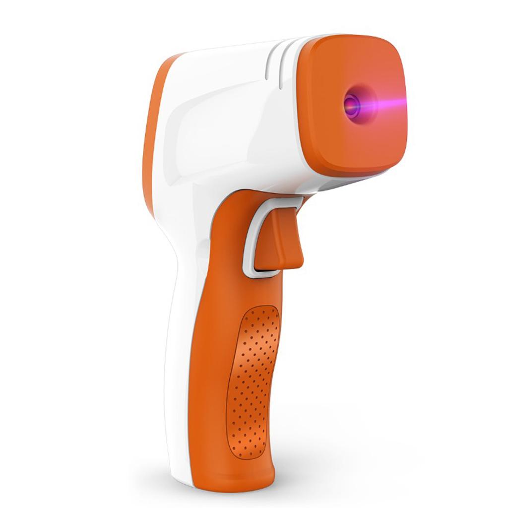 Kids Adult Infrared Thermometer Non-Contact Body Forehead Thermometer Orange