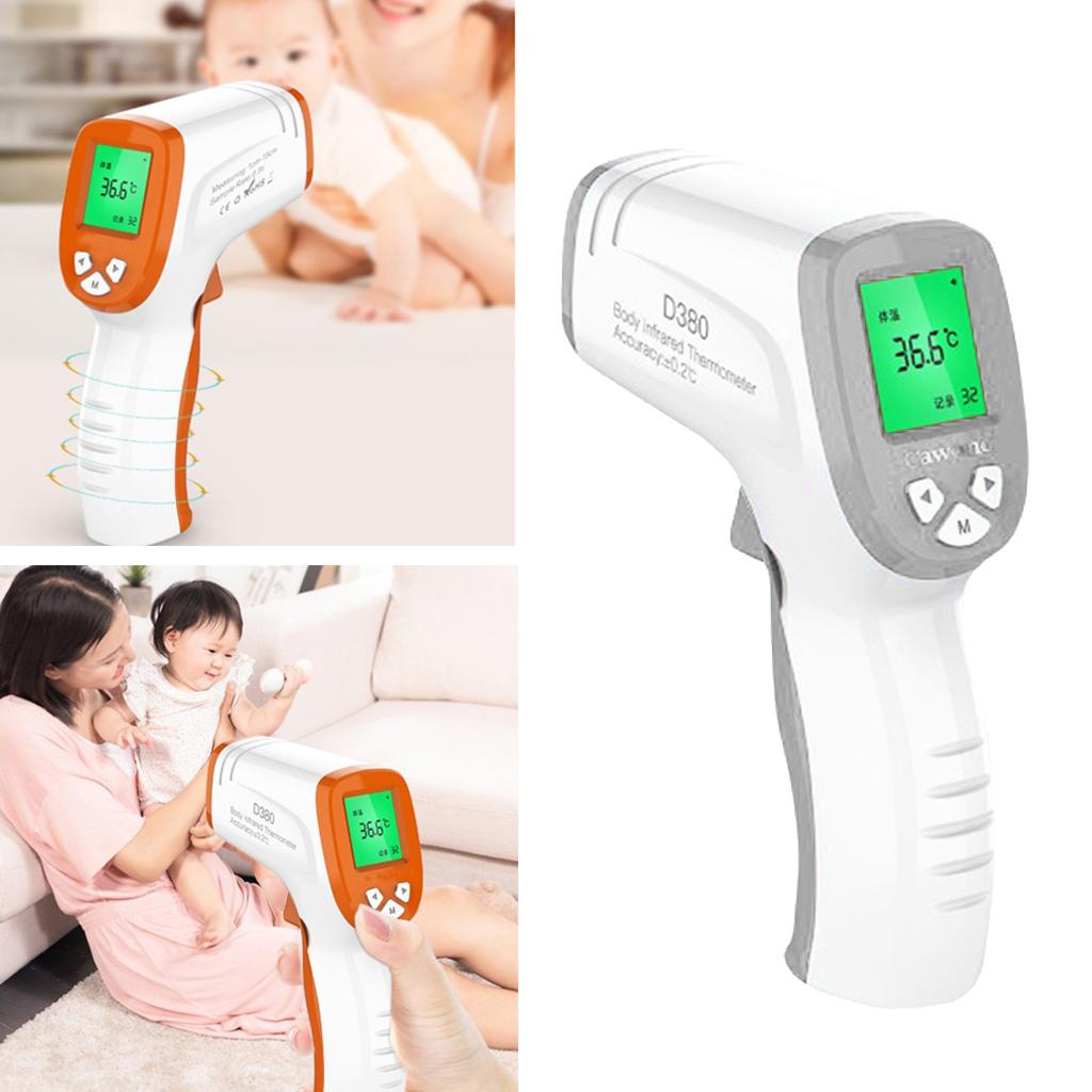 Kids Adult Infrared Thermometer Non-Contact Body Forehead Thermometer Gray
