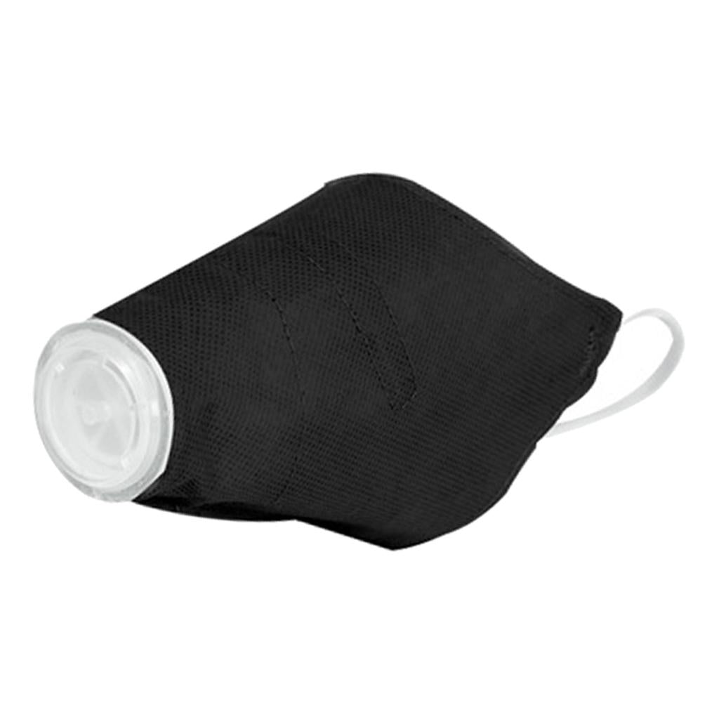 Pet Dog Face Mouth Dust Mask Mouthcover Pet Anti-fog Muzzle w/ Strap Black M