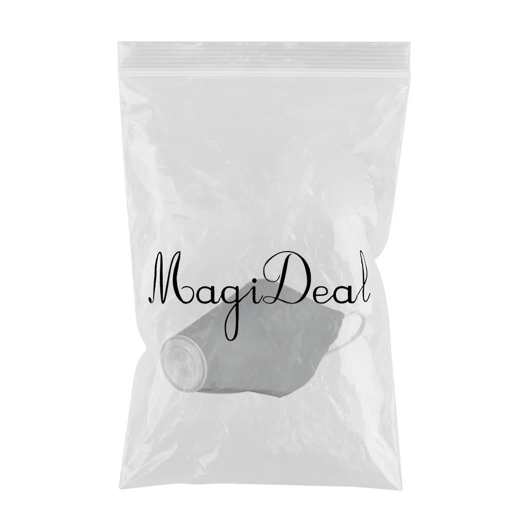 Pet Dog Face Mouth Dust Mask Mouthcover Pet Anti-fog Muzzle w/ Strap Gray L