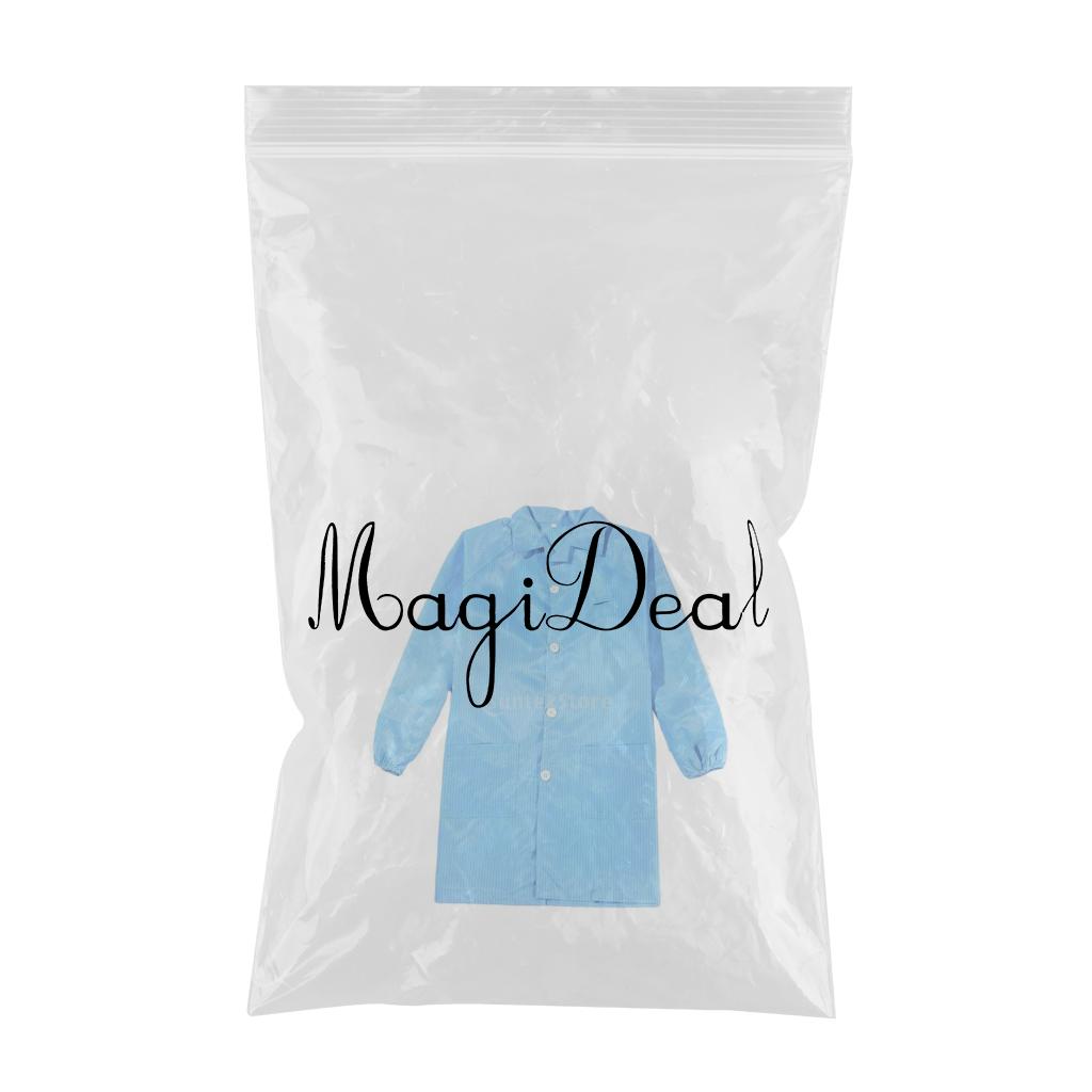 Protective Overall Dustproof Anti-static Workwear XXL Blue
