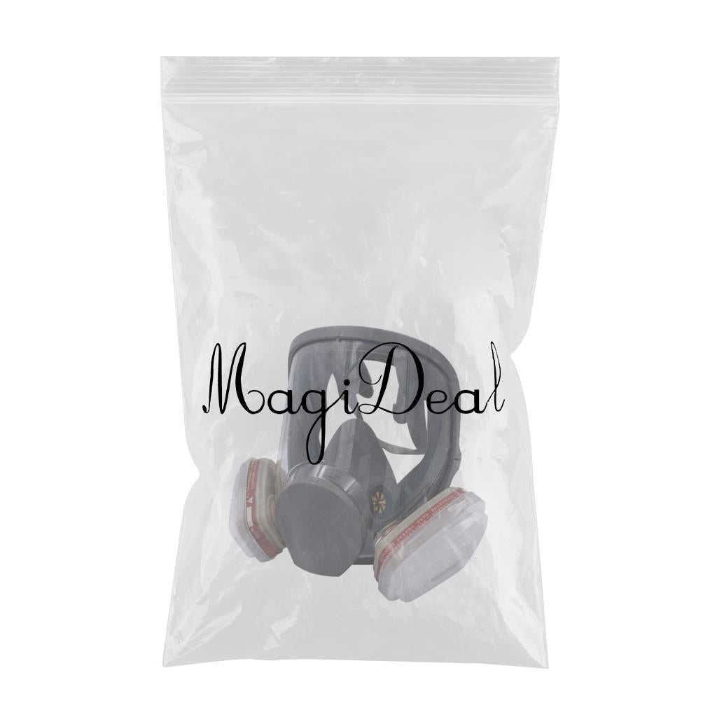 Large Gas Mask 6800 Facepiece Comfortable Silica Gel Head-mounted Adjustable B