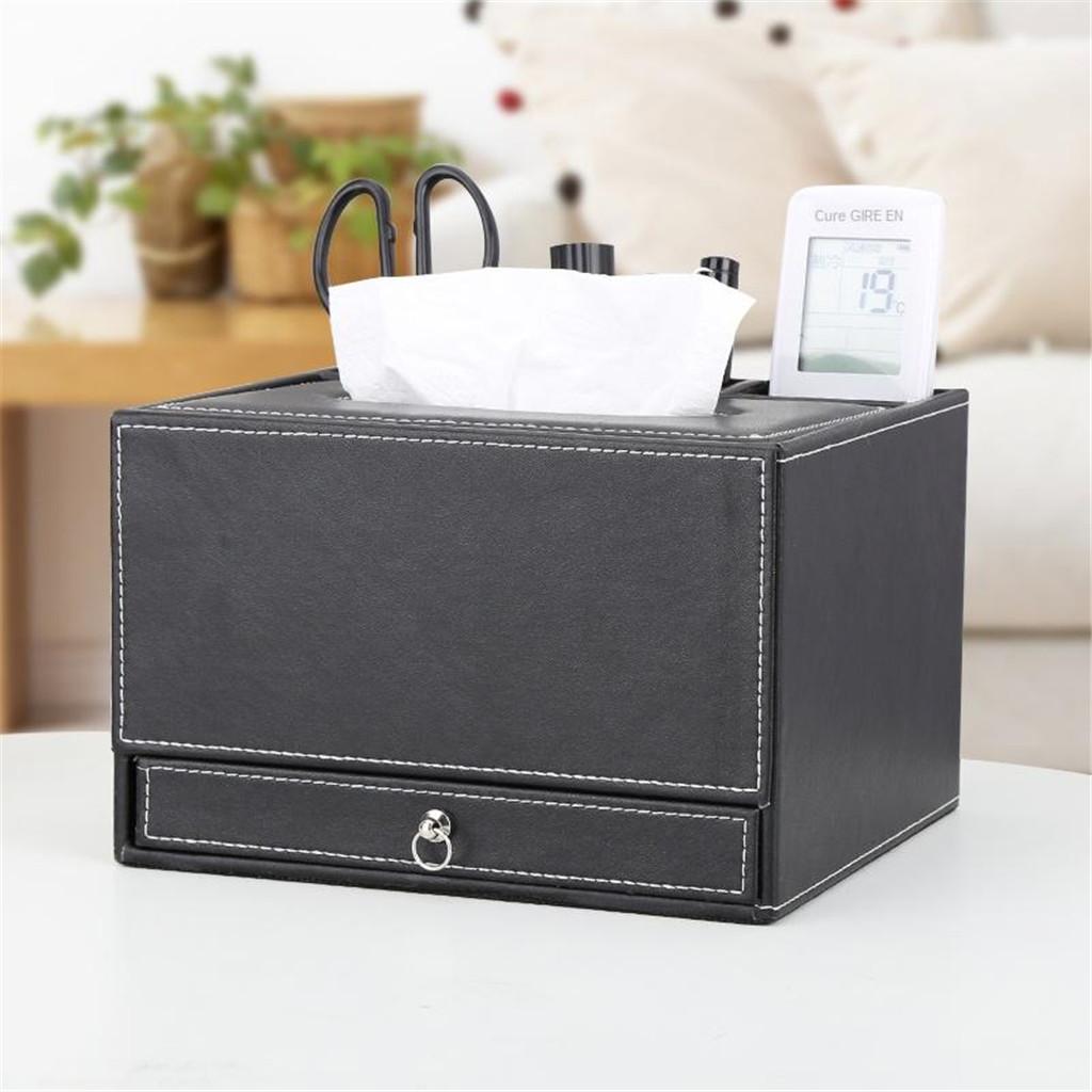 Multifunctional pen holder stationery tissue storage box office