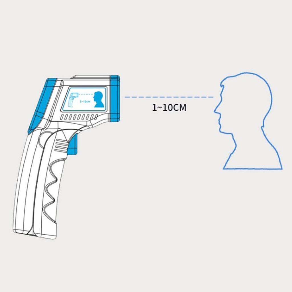 Non-contact Digital Display Handheld Object Infrared Thermometer HF120