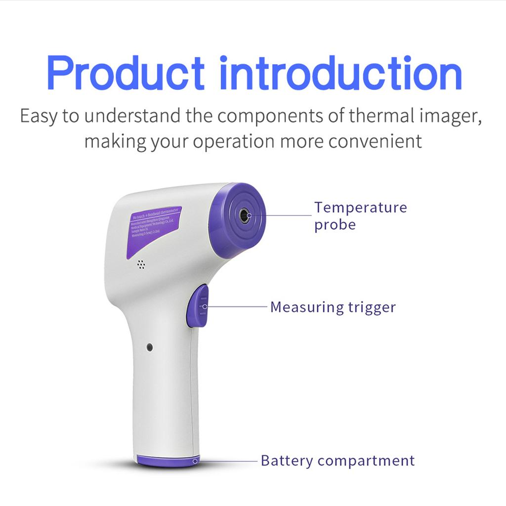 Digital Infrared Thermometer Contactless Adult Ear Forehead Body LCD Display