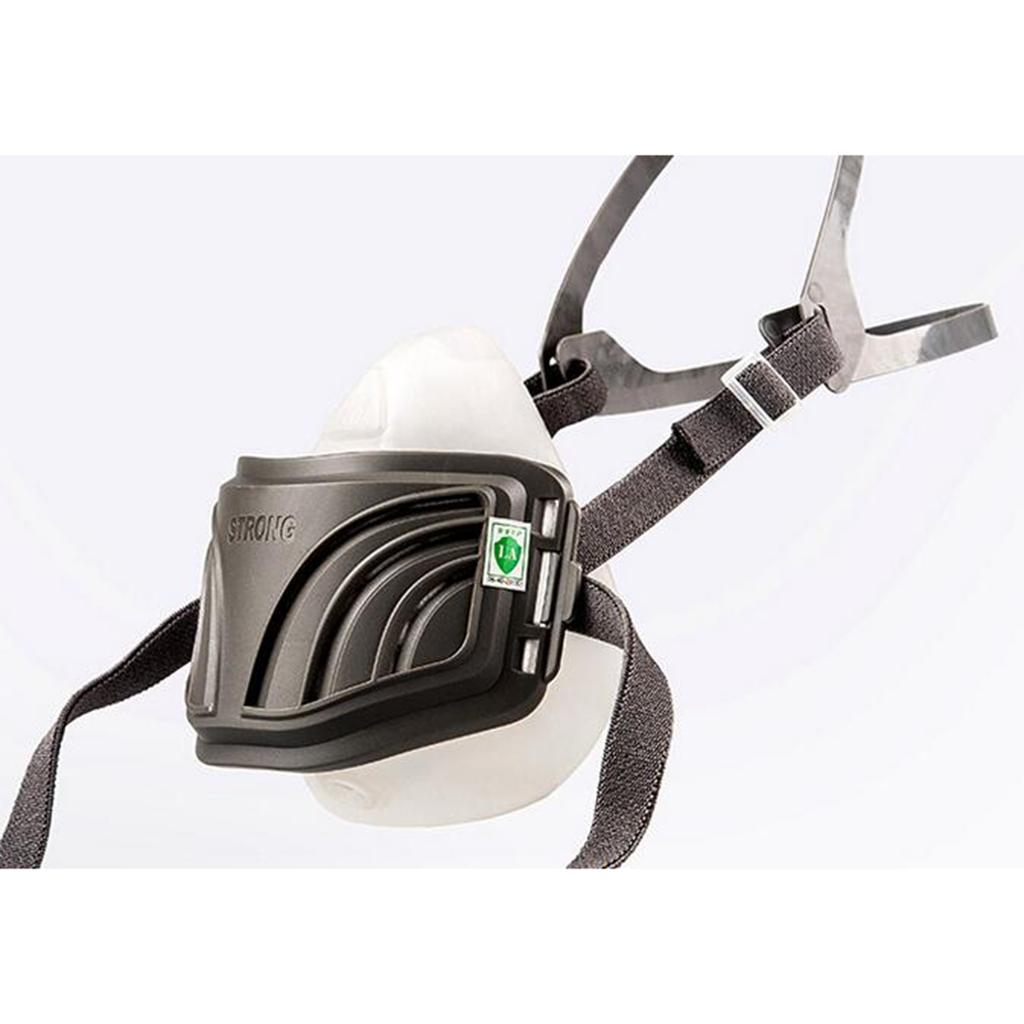 Durable Protection Filter Mask Facepiece Comfortable Silica Gel Head-mounted
