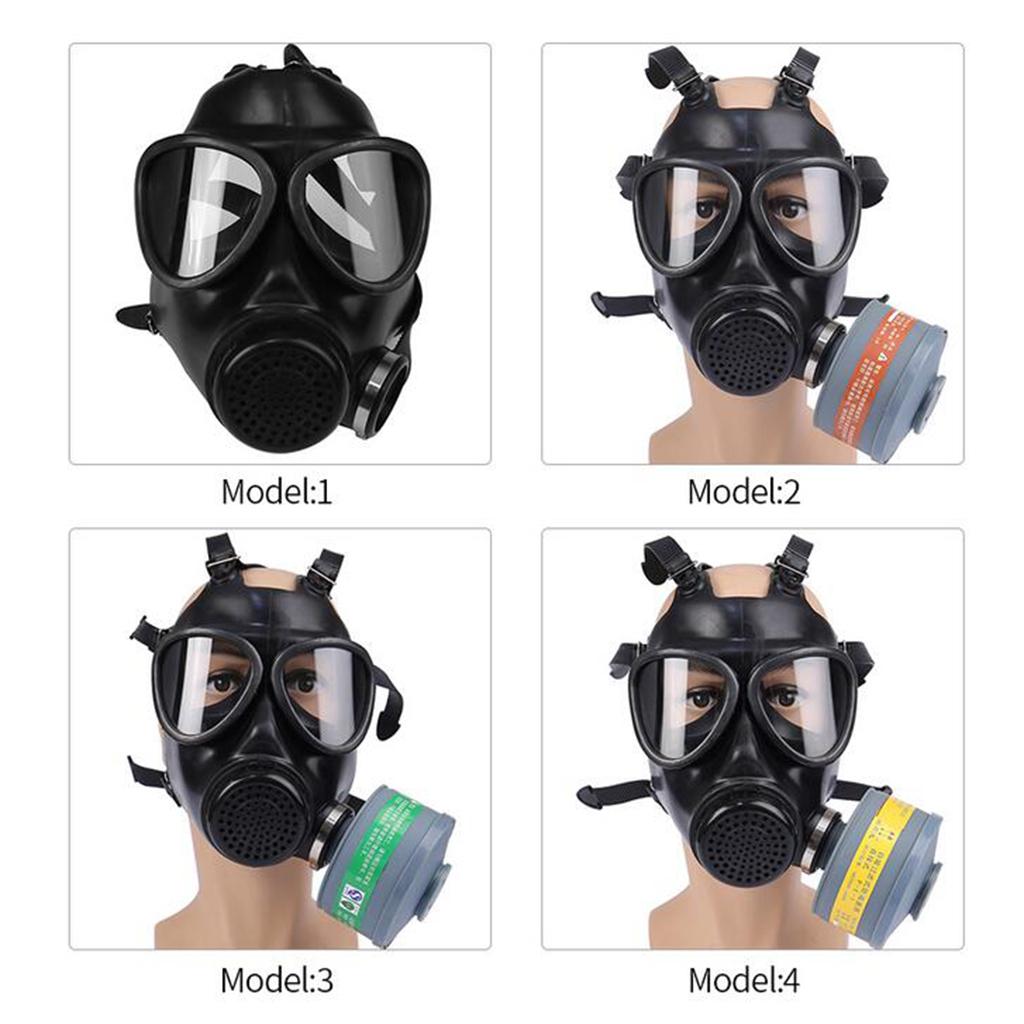 Chemical Safety Painting Spray Military Gas mask Rubber Filter