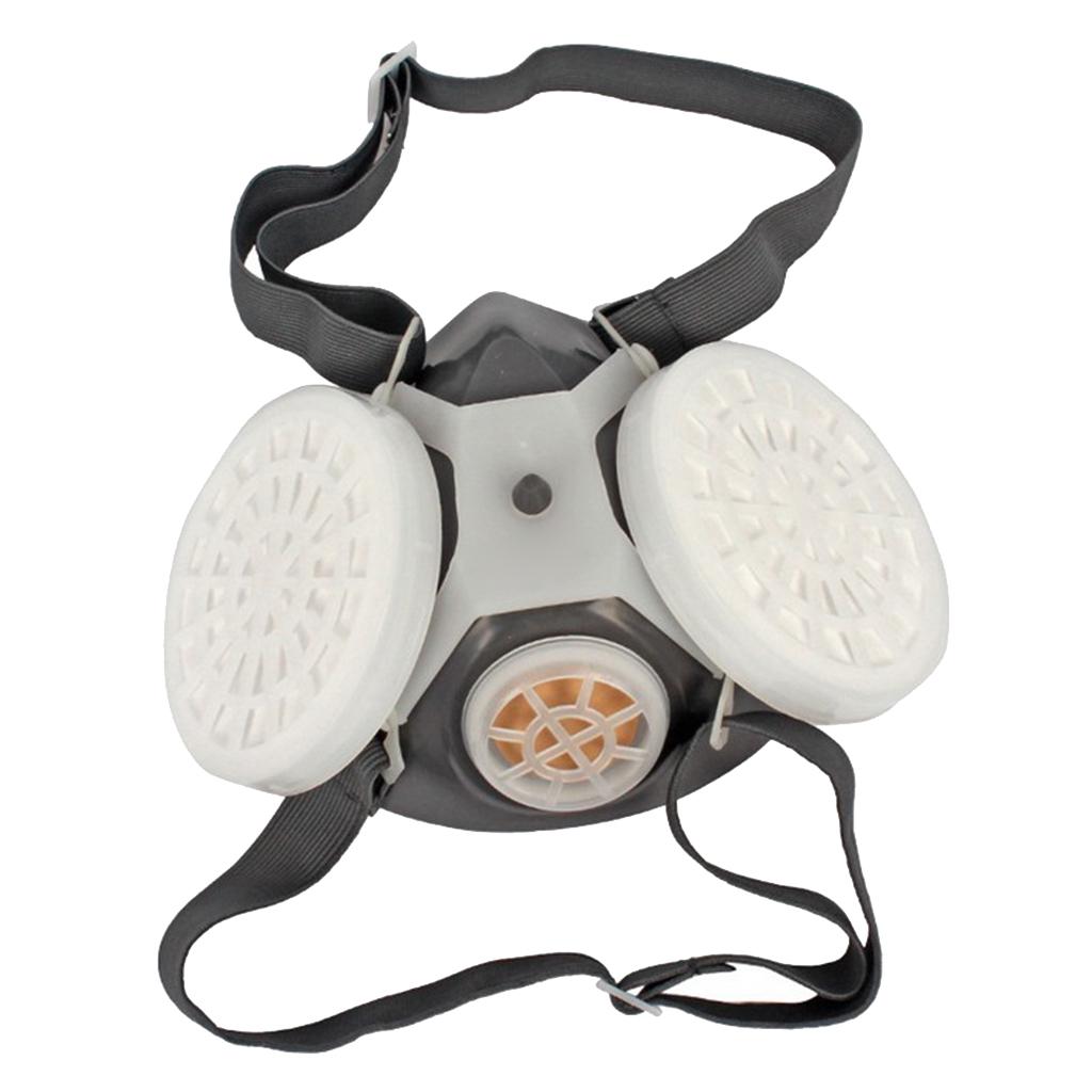 Facepiece Respirator Half Face Painting Spraying Gas Mask with Filter
