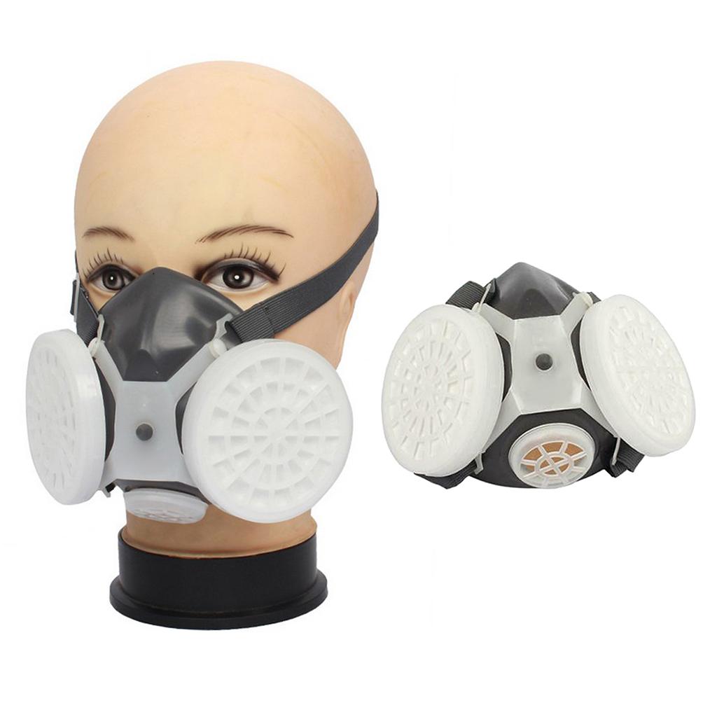 Facepiece Respirator Half Face Painting Spraying Gas Mask with Filter