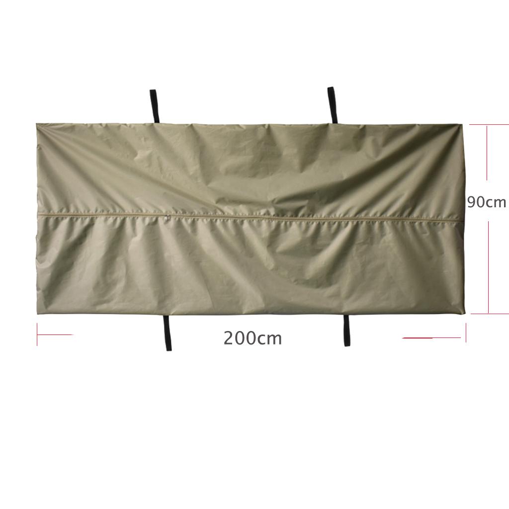 Portable Body Bag Human Remain Disaster Pouch Corpse Storage Bag Gray