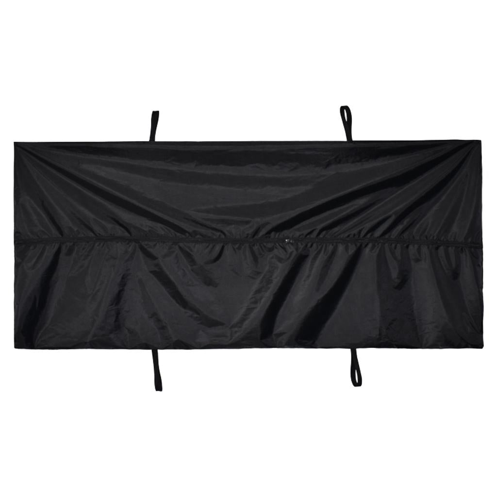 Portable Body Bag Human Remain Disaster Pouch Corpse Storage Bag Black