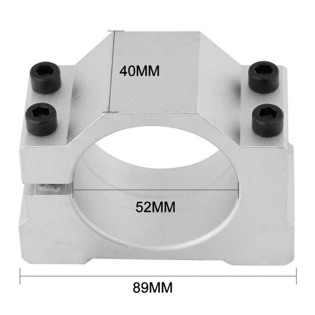Spindle Motor Mount Aluminum Alloy CNC Router Bracket Neck Holder 52MM