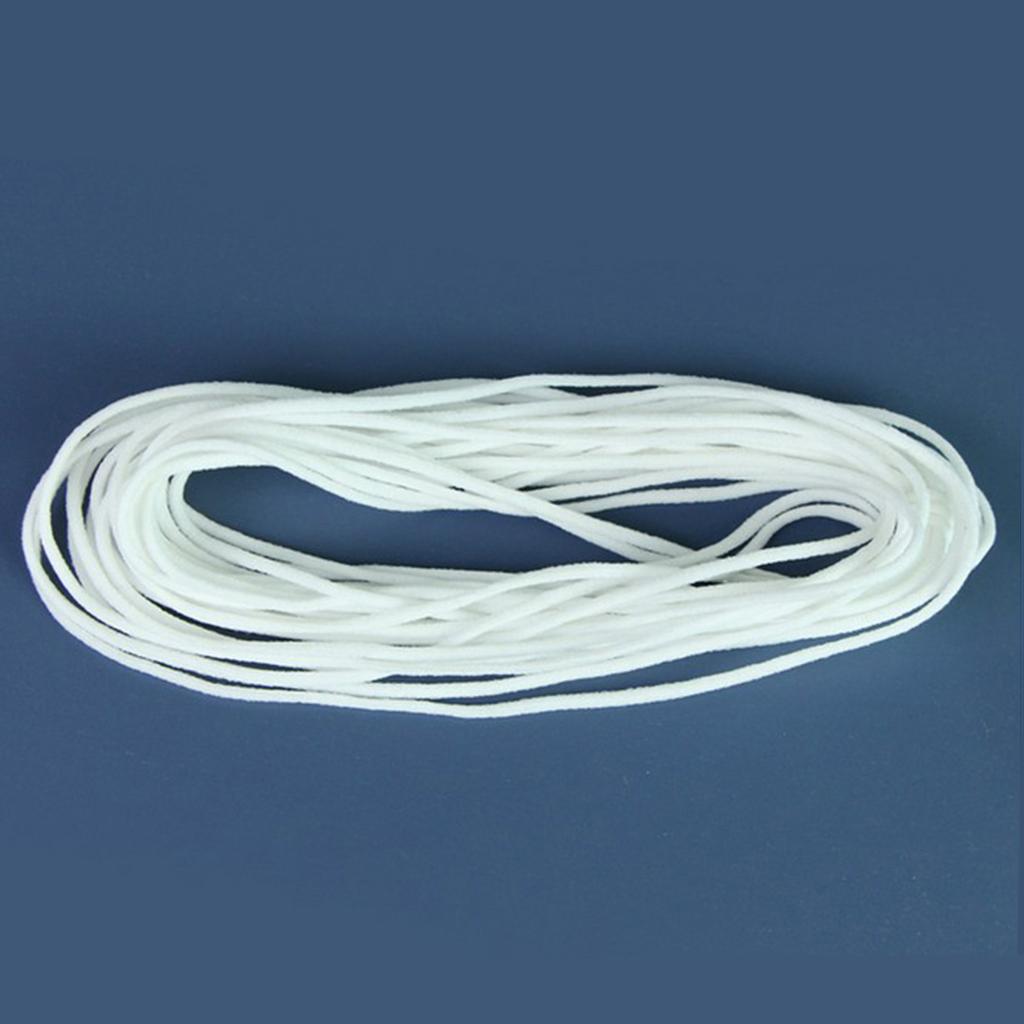 3mm Round Elastic Band Rope Polyamide String Earloop for Sewing Materials
