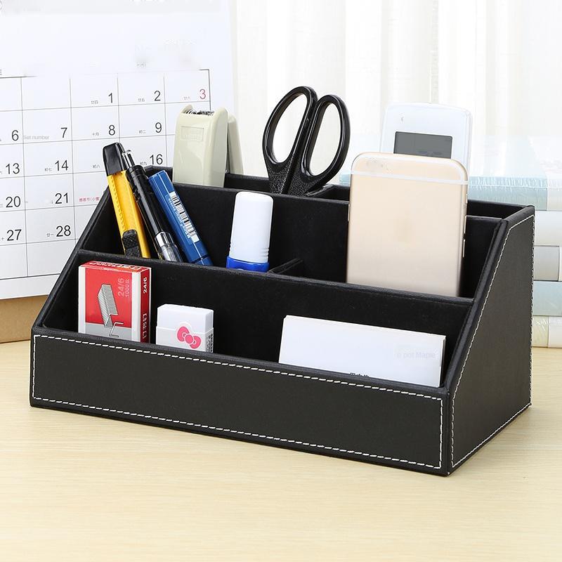 Desk Organizer Pen Holder Rack Office Supplies Stationery Pen Holder Black