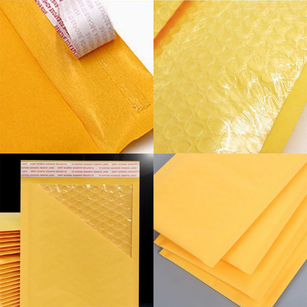 Poly Envelopes Padded Mailing Film Bag Self Sealing Waterproof Premium 35pcs 14x16cm