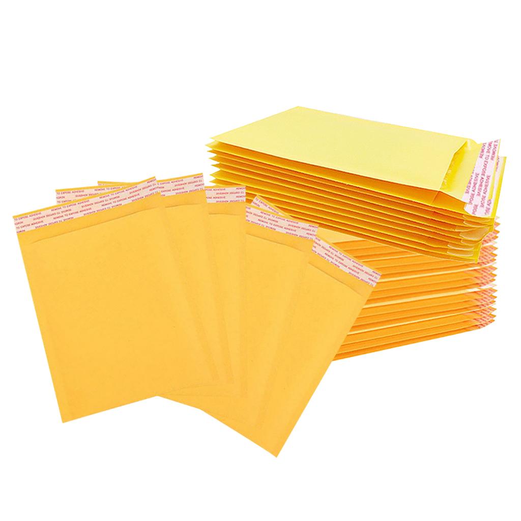 Poly Envelopes Padded Mailing Film Bag Self Sealing Waterproof Premium 35pcs 14x16cm