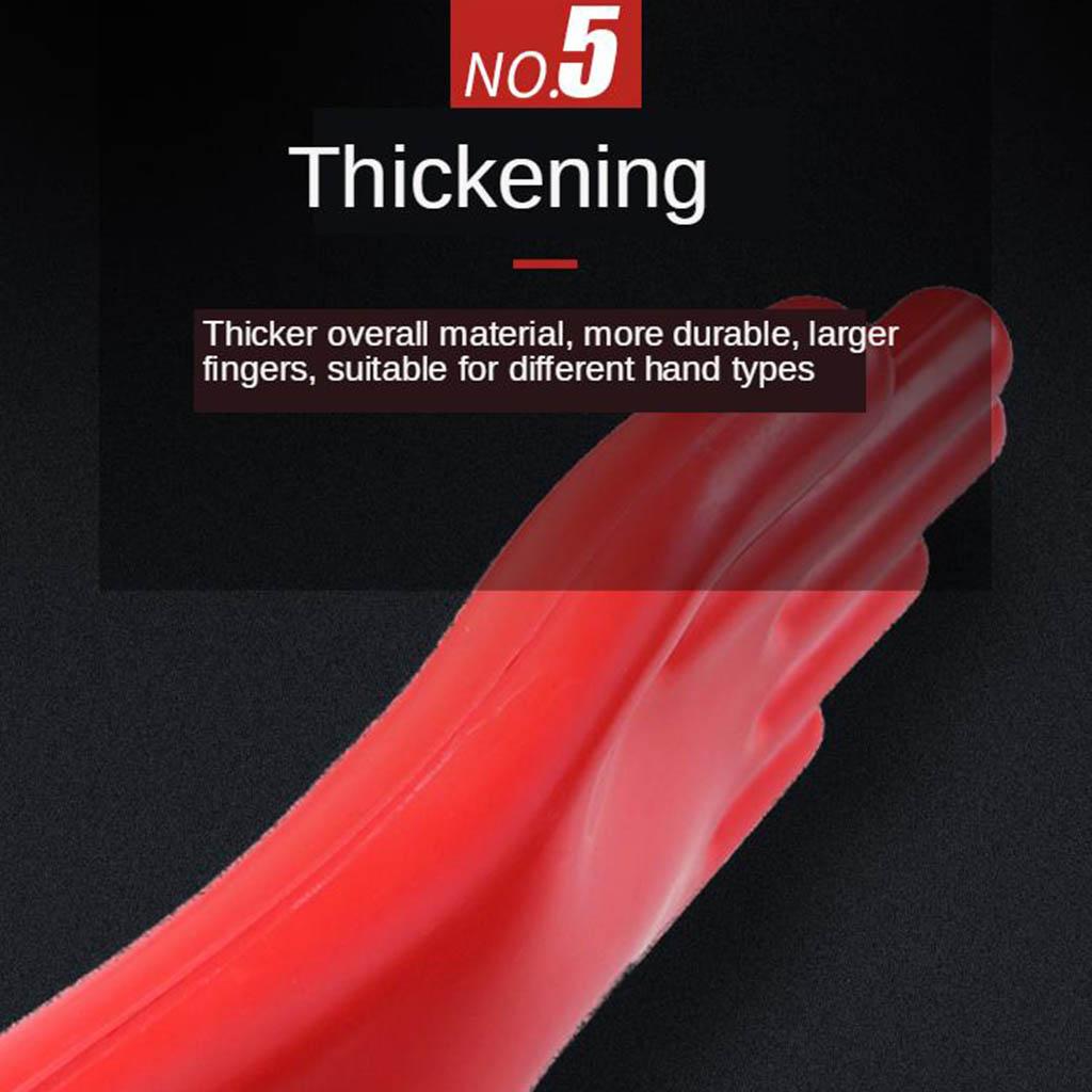 High Voltage Electricians Insulating Gloves Rubber 12kv