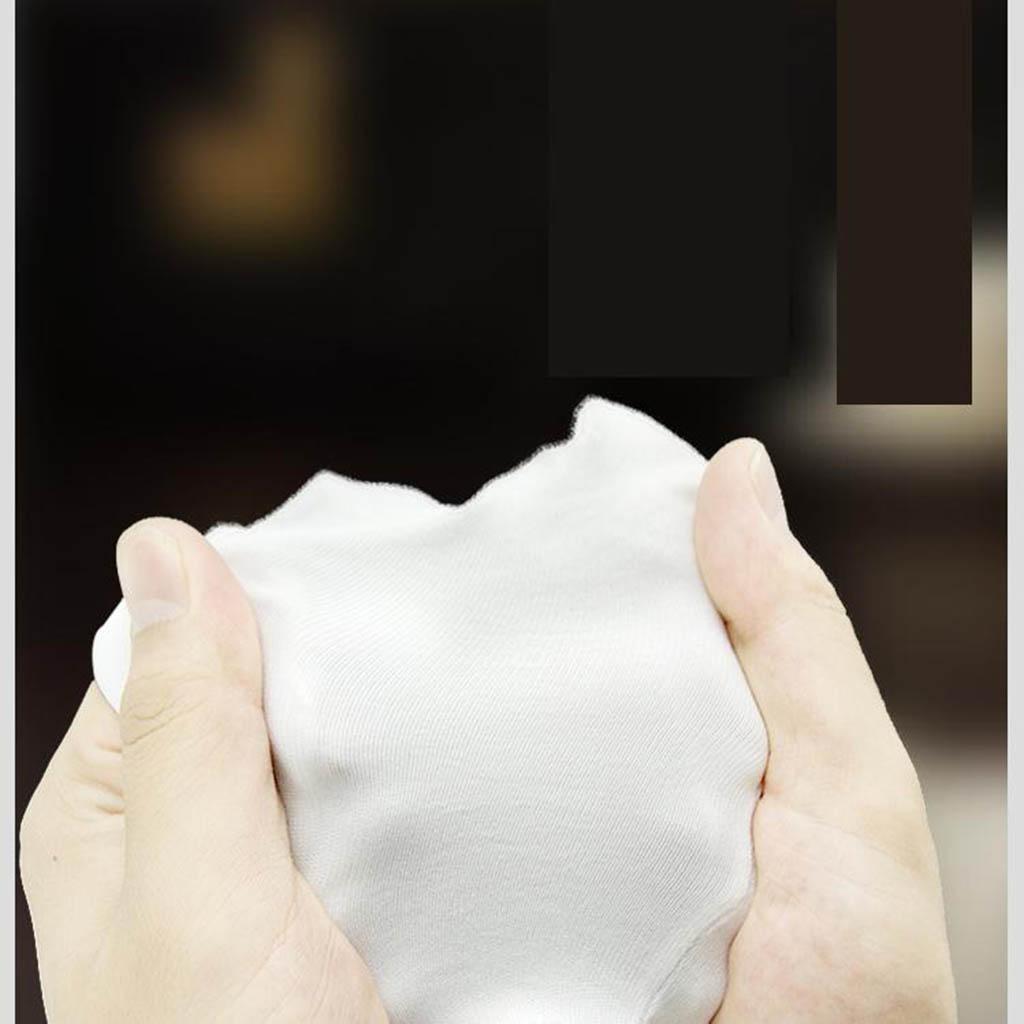 Large White Cotton Gloves Work Glove for Men Women 12 Pairs Common Style