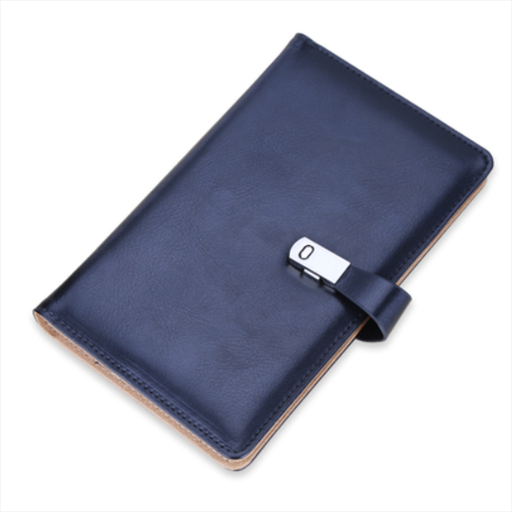 Leather Card Holder Large Capacity 120 Name Cards Ticket Storage Black