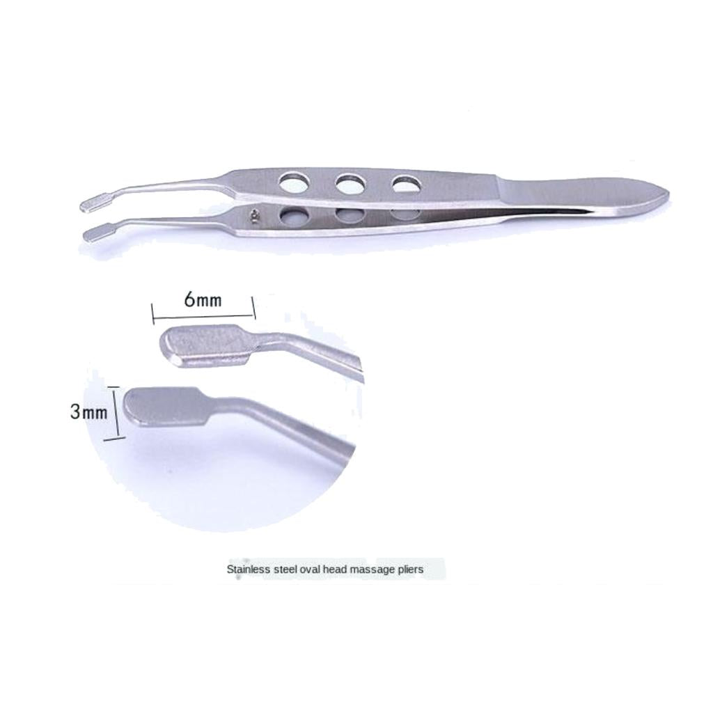 Eyelid Massage Tweezers Meibomian Arita Gland Forceps Oval