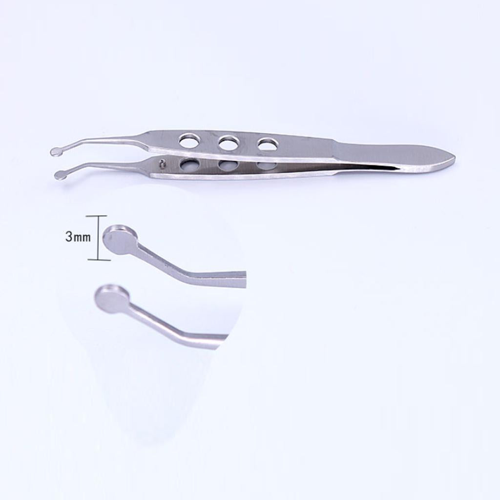 Eyelid Massage Tweezers Meibomian Arita Gland Forceps Round