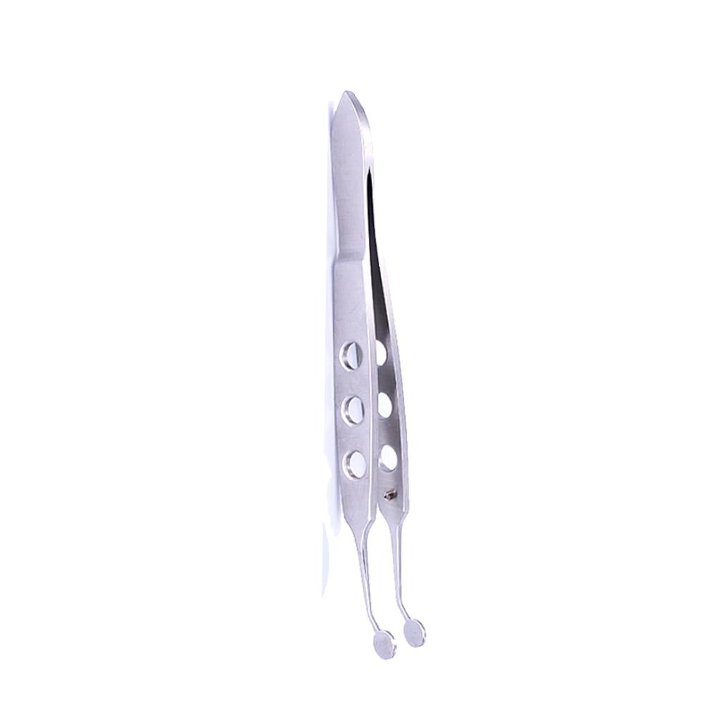 Eyelid Massage Tweezers Meibomian Arita Gland Forceps 5mm Round
