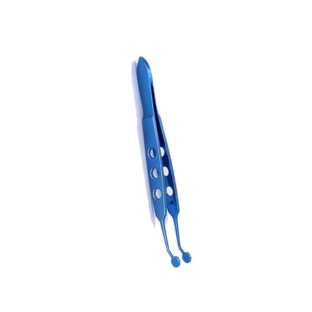 Eyelid Massage Tweezers Meibomian Arita Gland Forceps Titanium Alloy_Round
