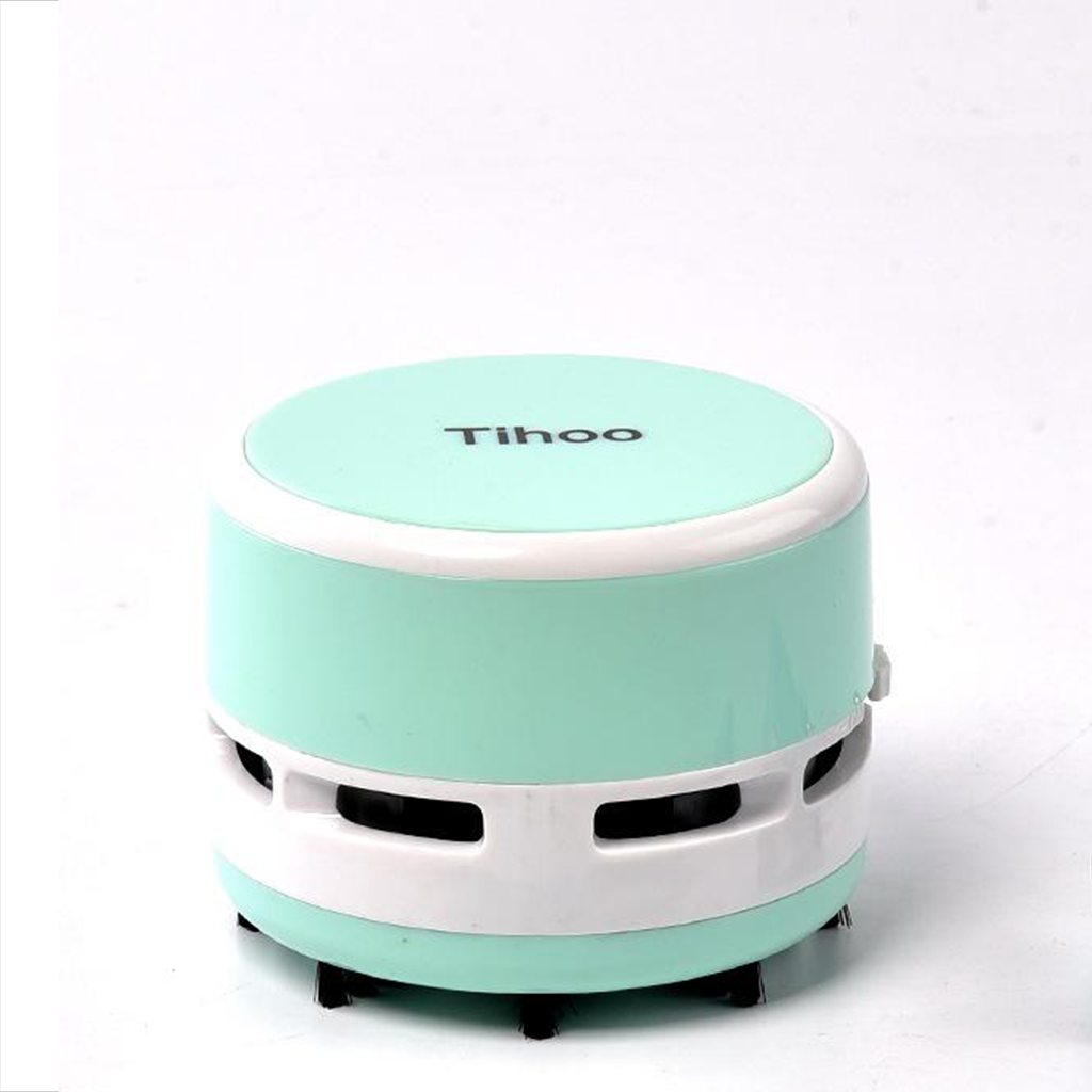 1Pc Smart Home Desk Electric Vacuum Dust Cleaner Study Stationery Auto Blue