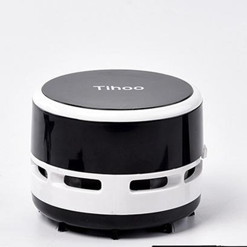 1Pc Smart Home Desk Electric Vacuum Dust Cleaner Study Stationery Auto Black