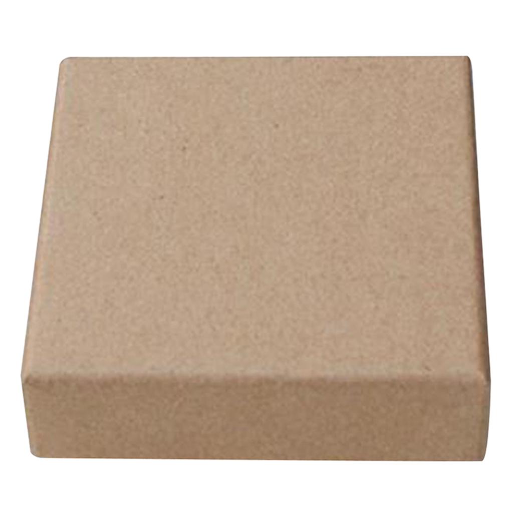 Brown Gift Boxes Kraft Paper Box 9x9x3cm Bridesmaid Proposal Boxes with Lids